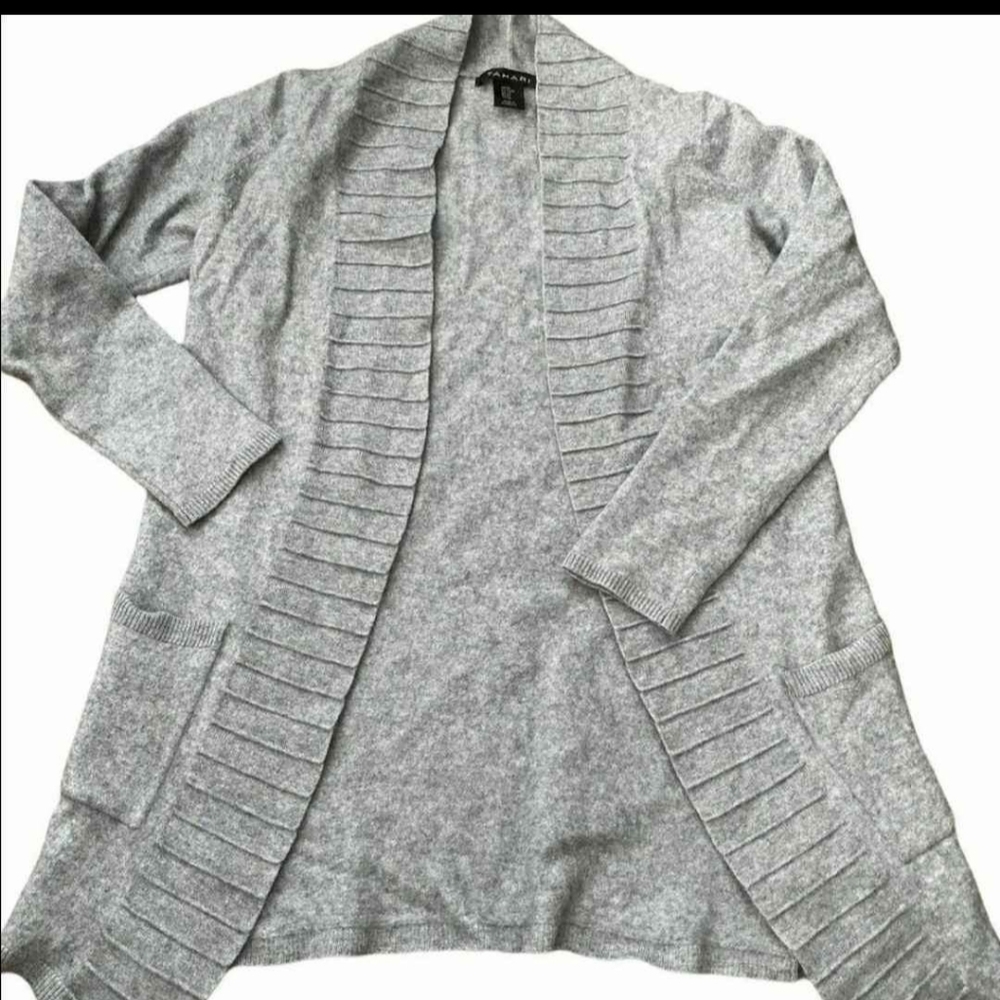 Tahari Merino Wool Cardigan size M